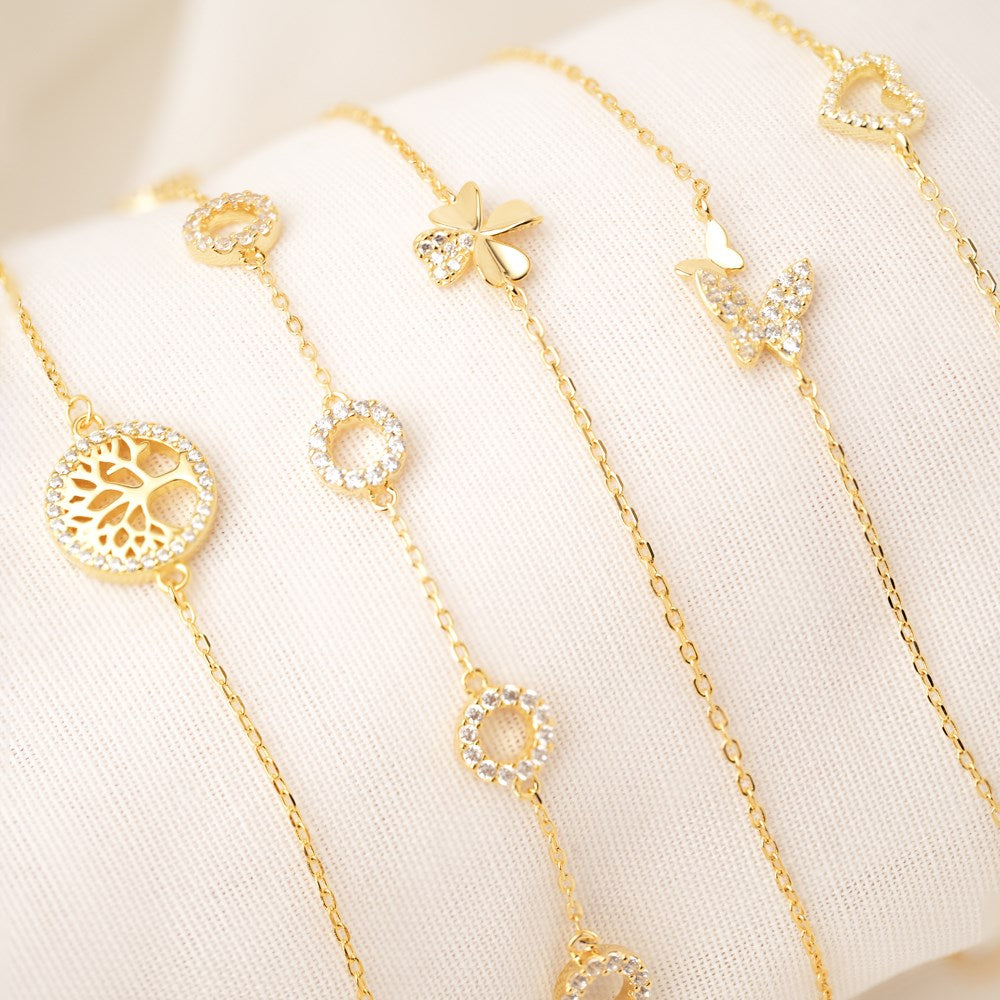 Silver bracelet AIDANOR 7mm 17+3cm