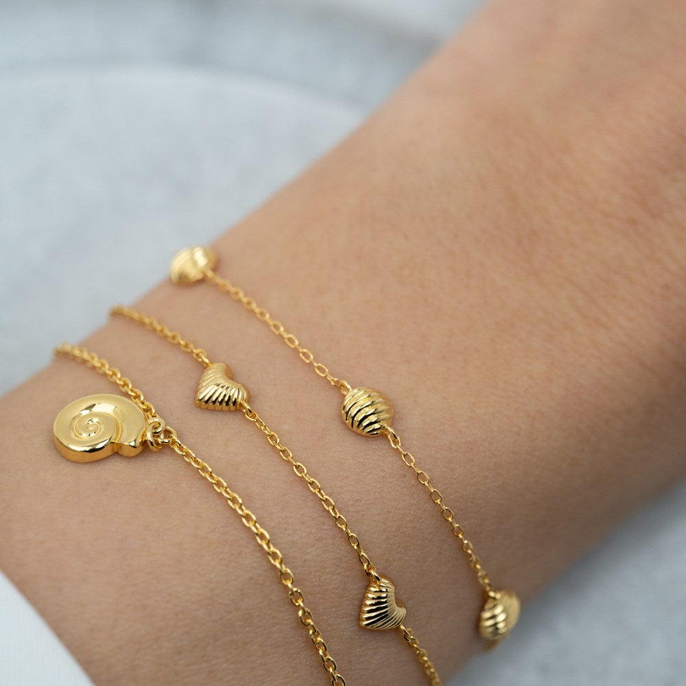 Silver bracelet heart BREEZE52