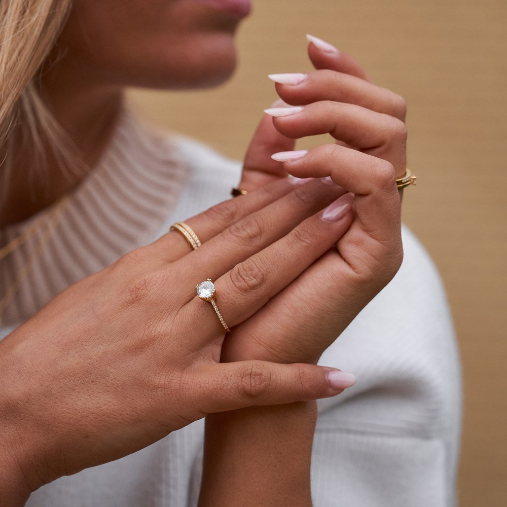 Rod. silver ring ELLENOR A 7mm