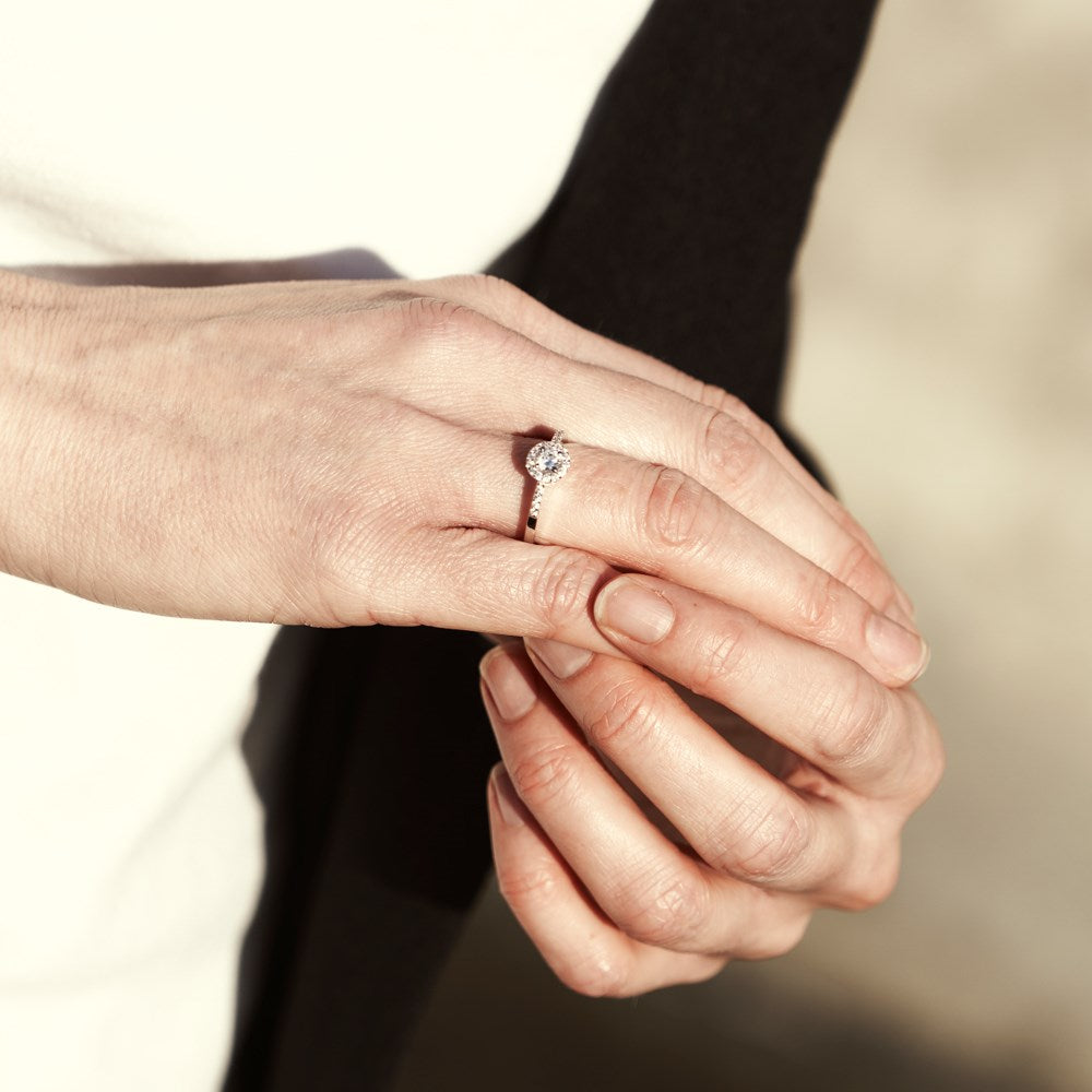 Rod. silver ring ELLENOR B 7mm