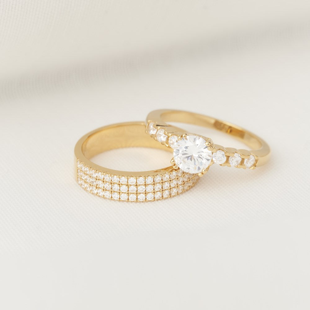 Rhd. Silver ring ELLENOR