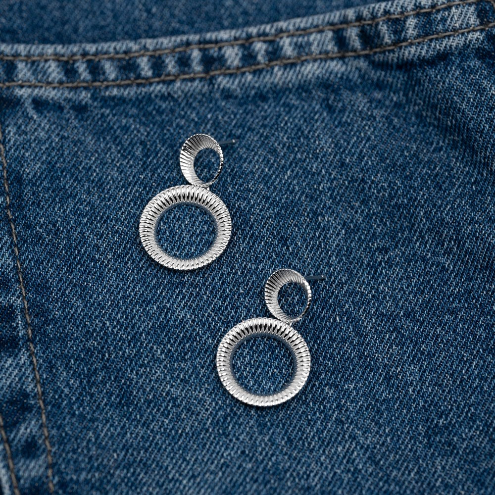 Silver ear hangers 2 ENERGY52