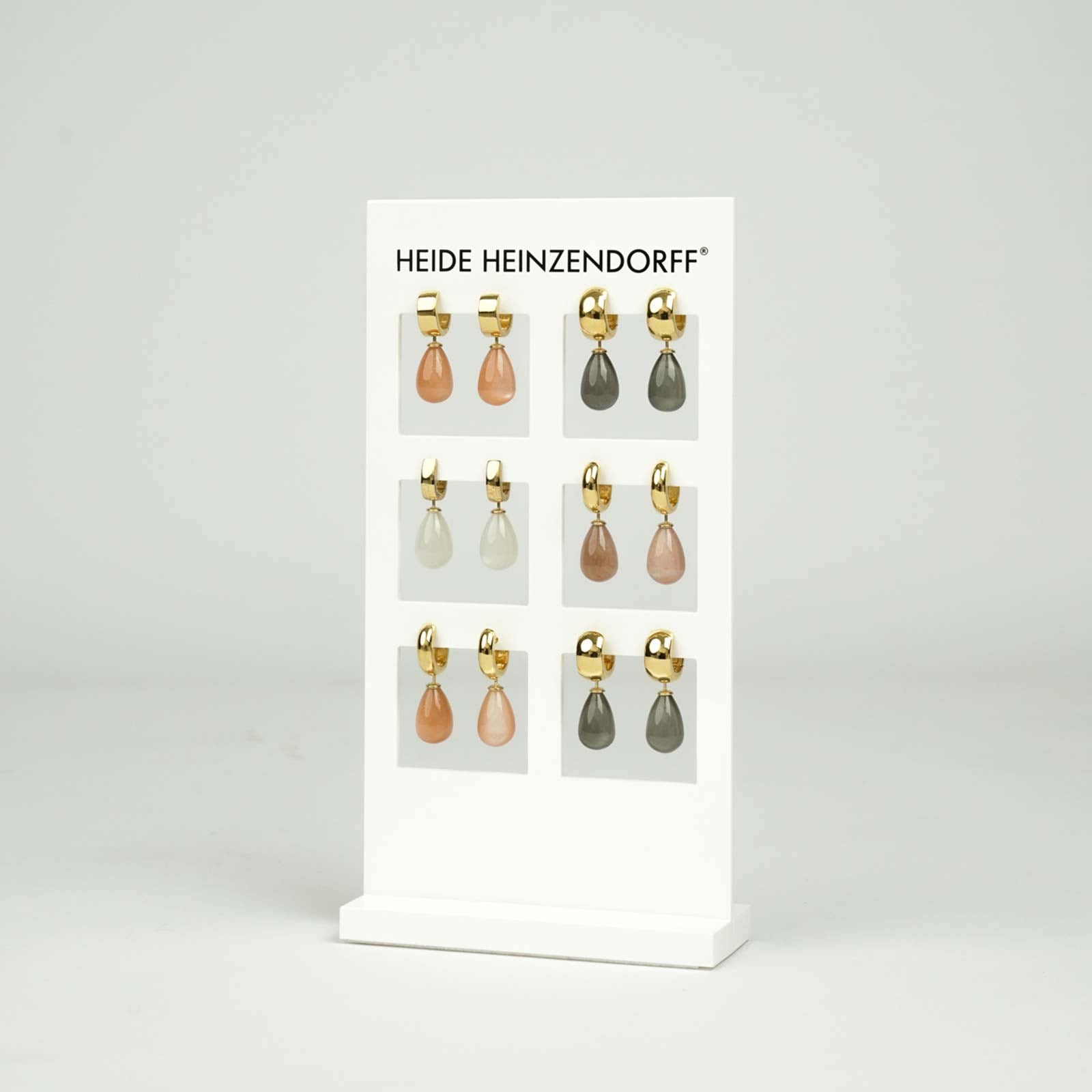 Heinzendorff display til 6 par ørehænger