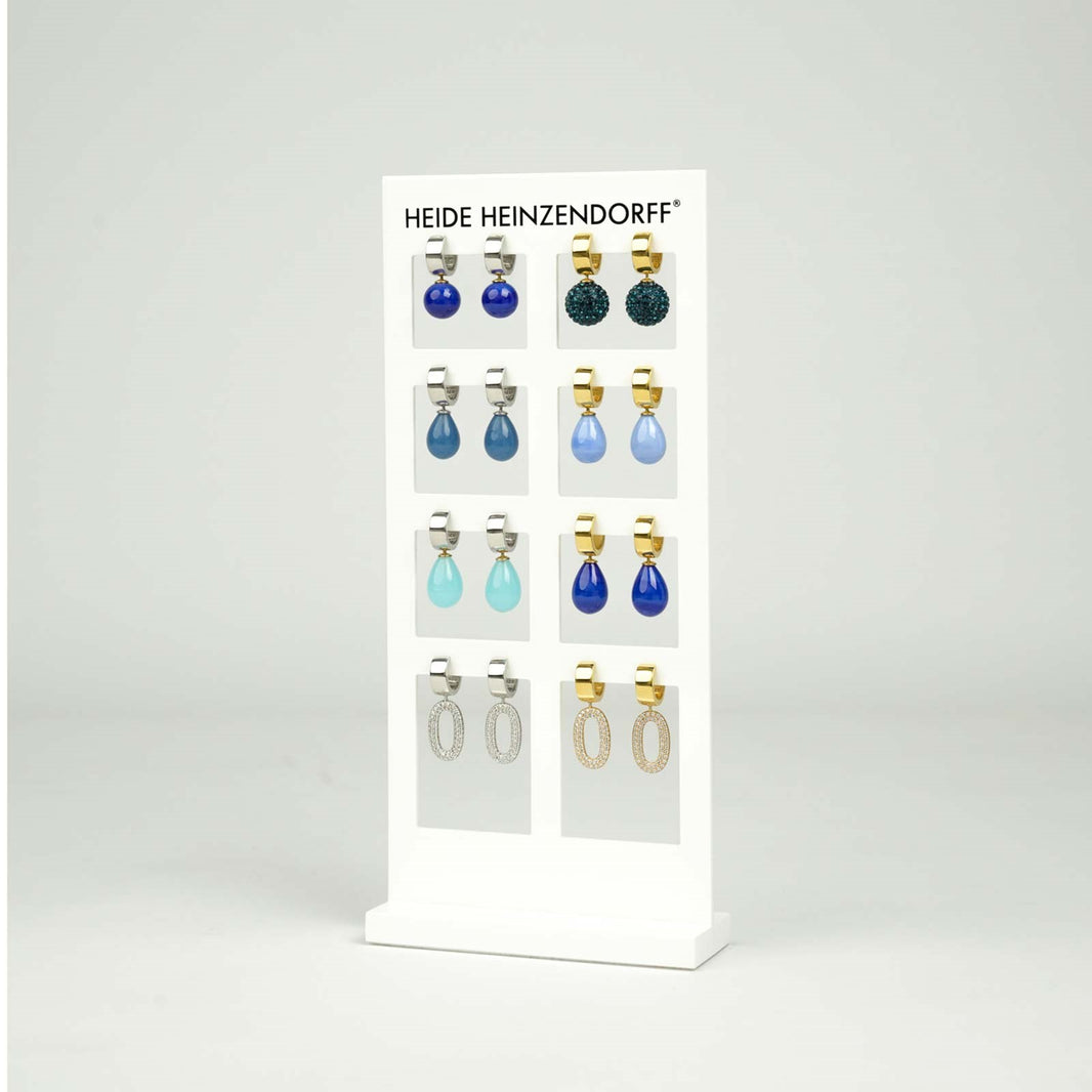 Heinzendorff display til 8 par ørehænger