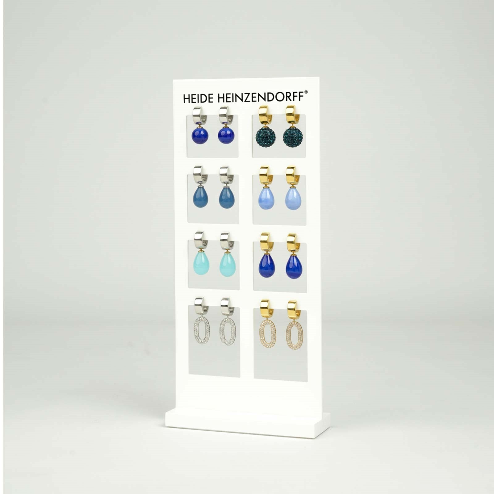 Heinzendorff display til 8 par ørehænger