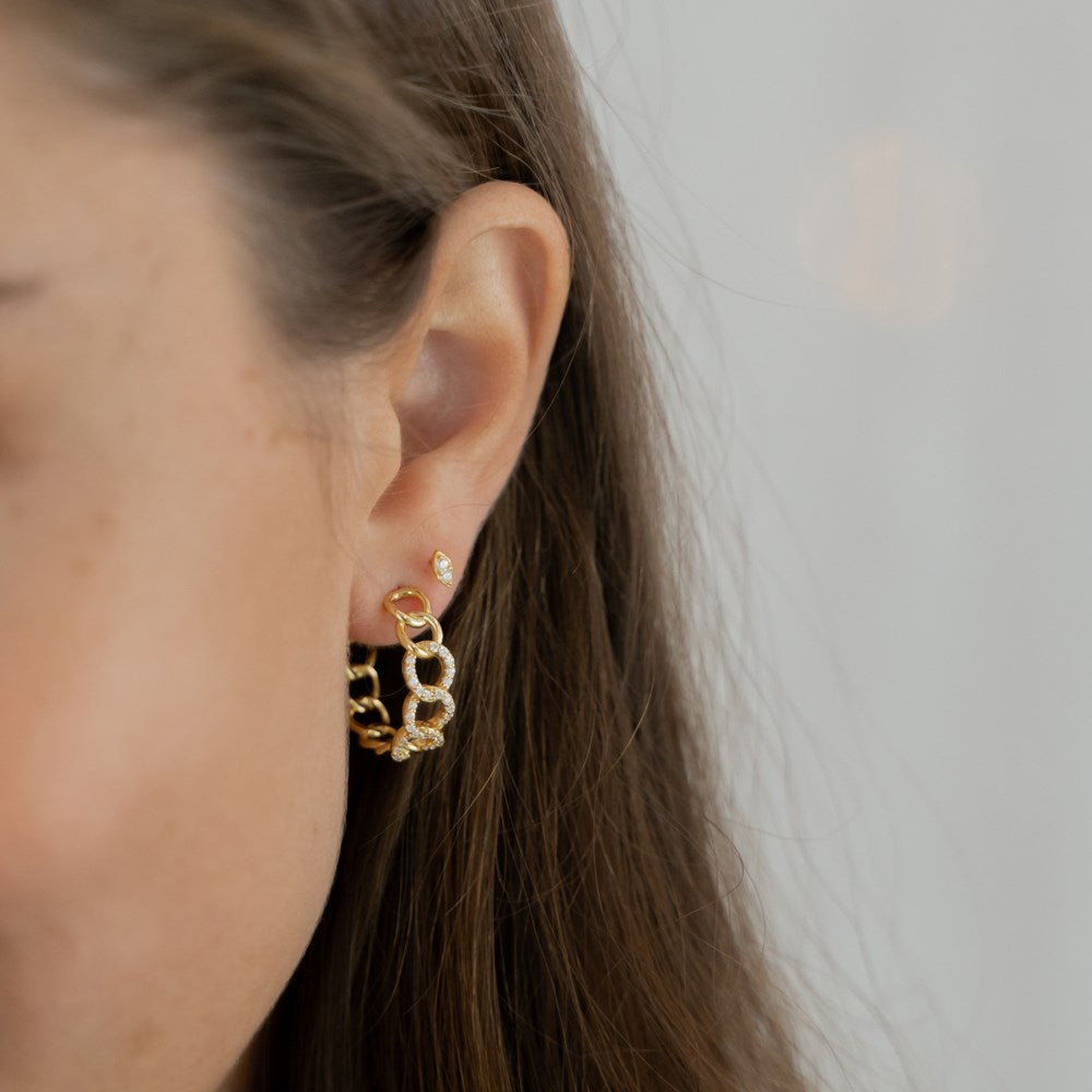 Silver creoles JASMINNOR