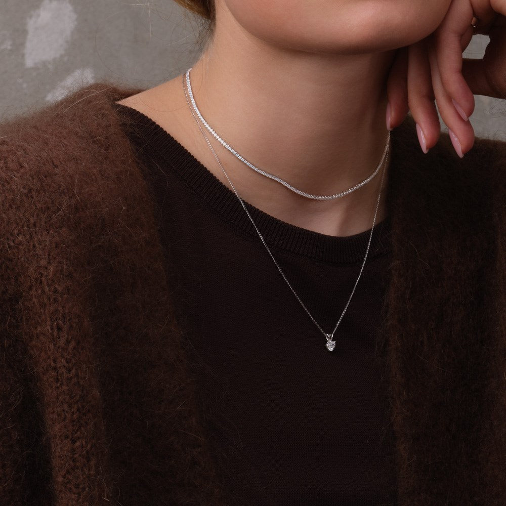 Zilveren ketting TAMARANOR