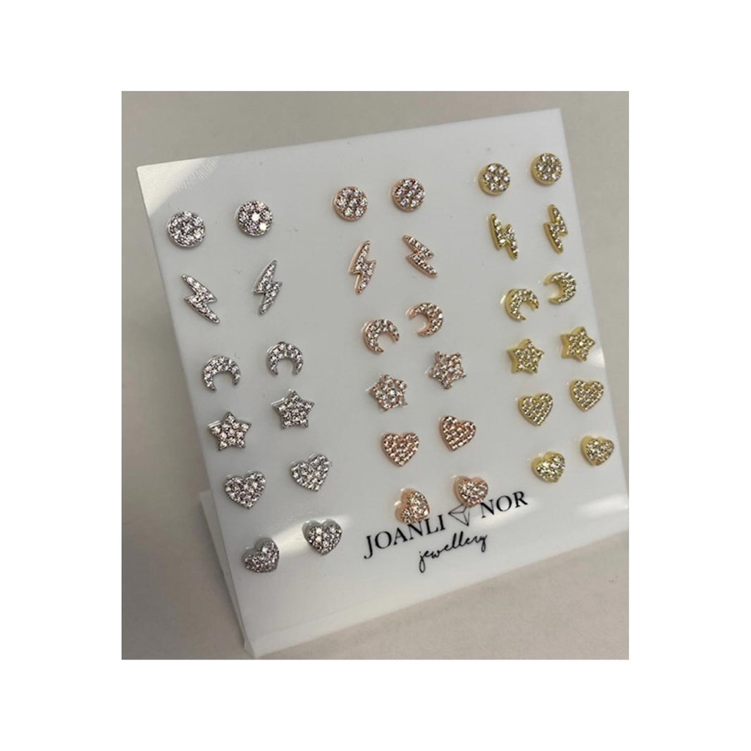 Joanli Nor display mini studs symbol