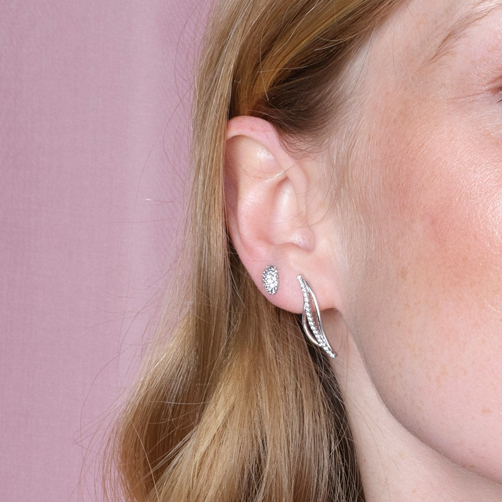 Silver earrings REBECCANOR