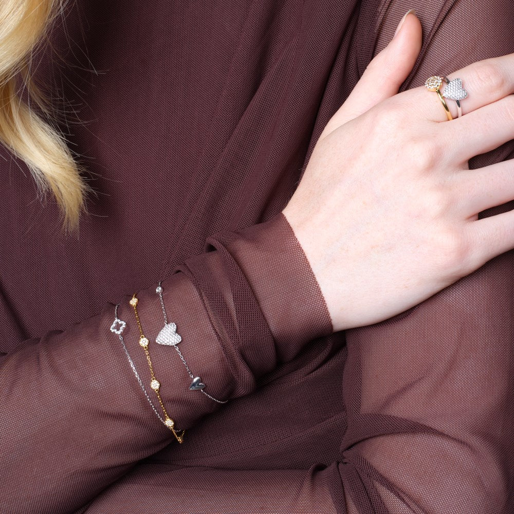 Silver bracelet RISANOR