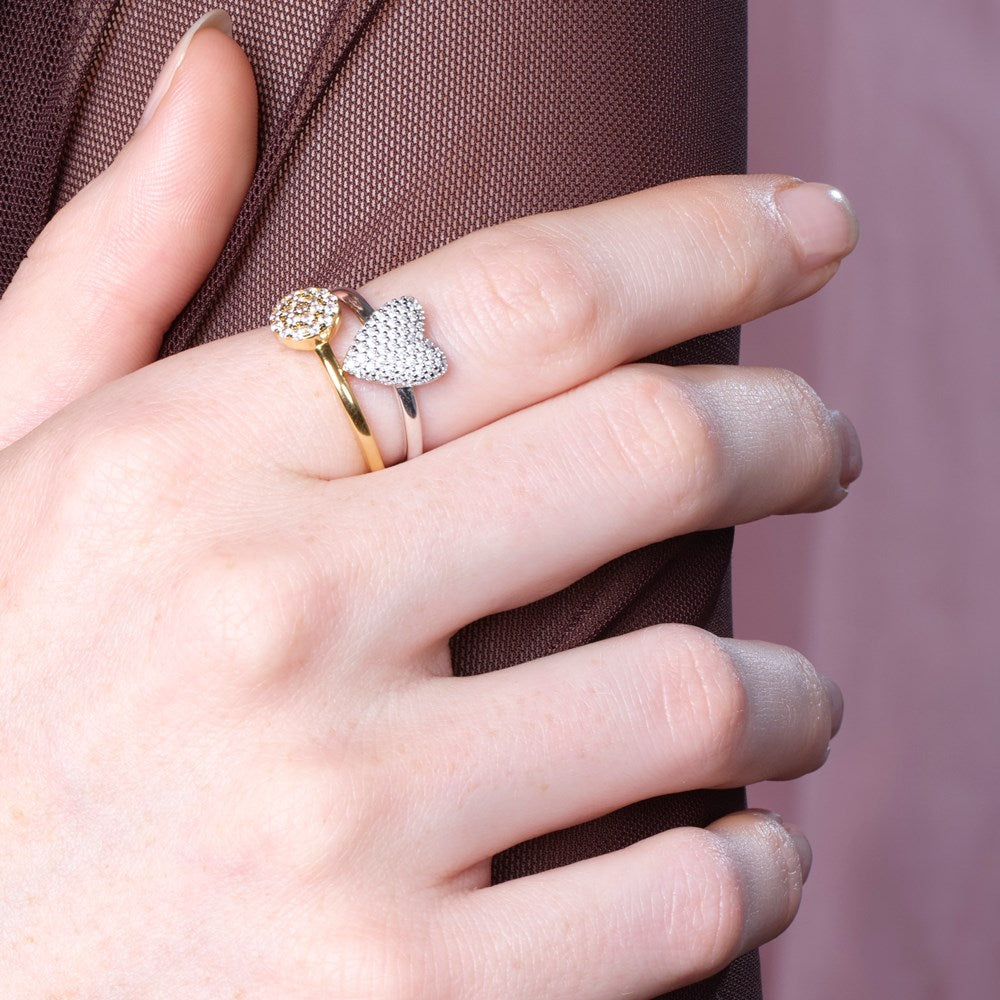 Rhd. Silver ring RISANOR