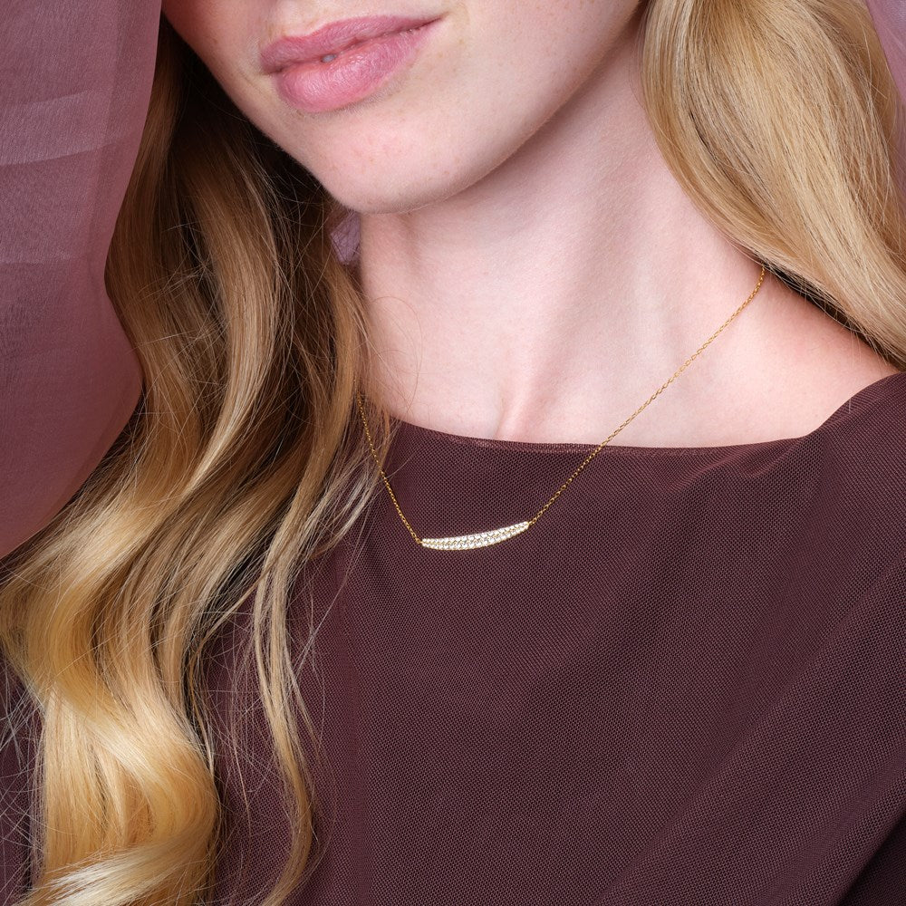 Silver necklace RUNANOR