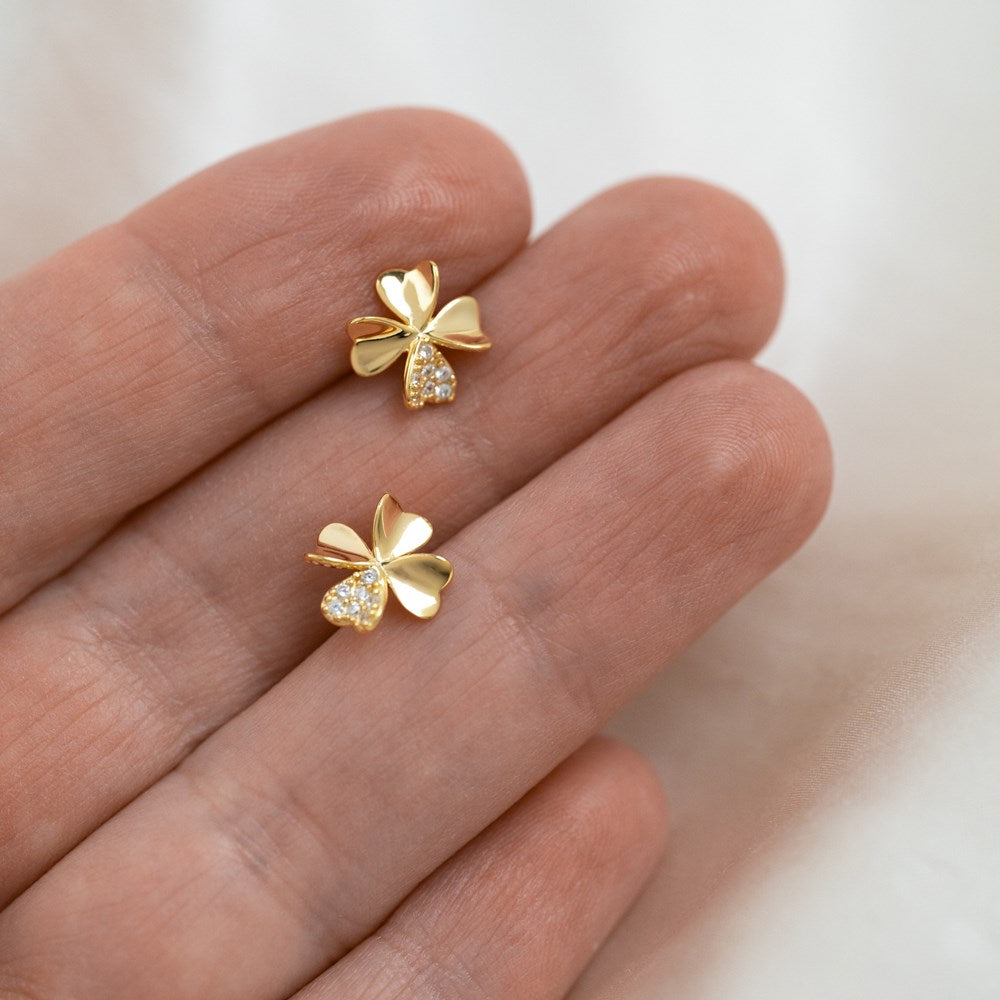 Silver ear studs JOLINNOR