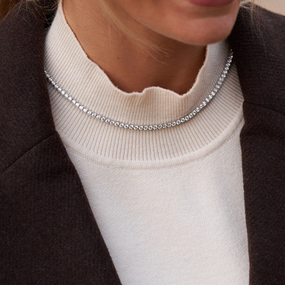 Silver necklace KARENNOR