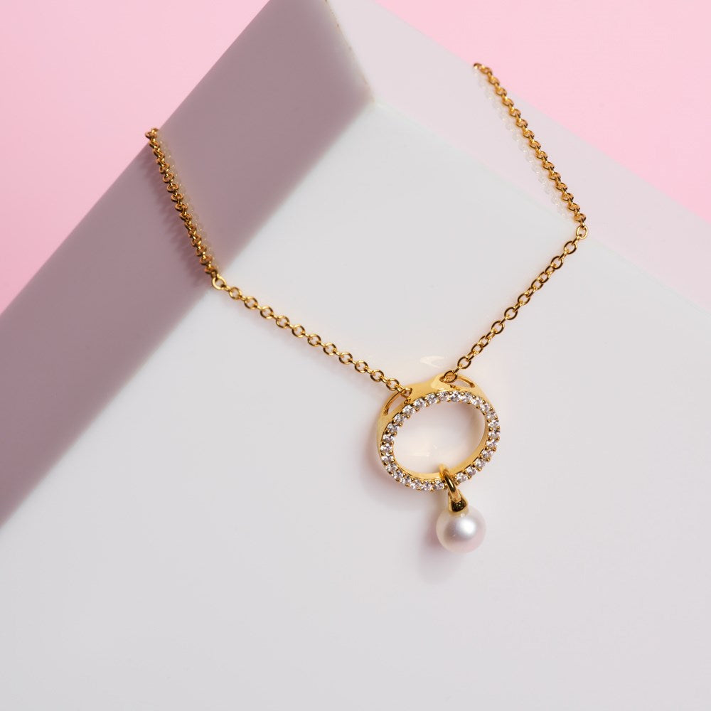 Silver pendant LISBETHNOR - Gold plated