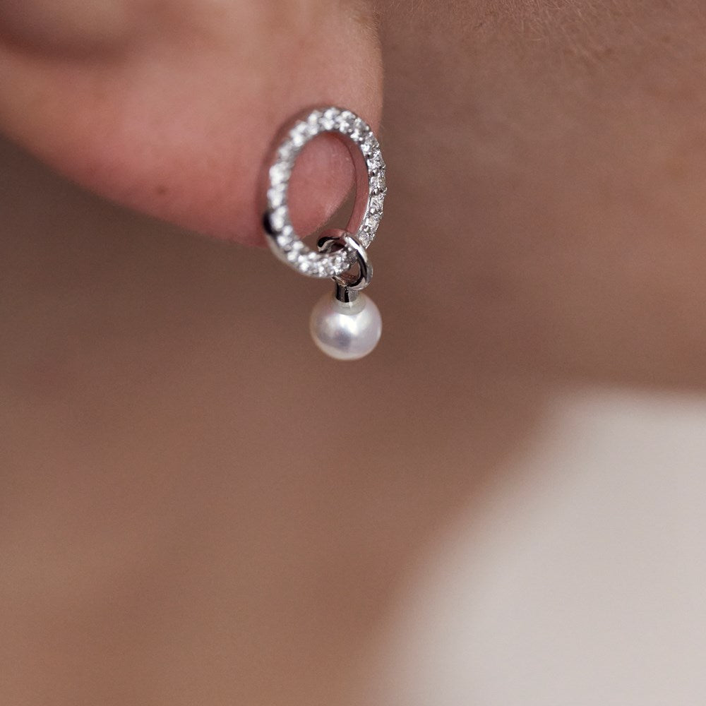 Sølv ørehængere LISBETHNOR