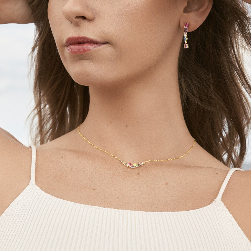 Silver ear hangers METTENOR multi