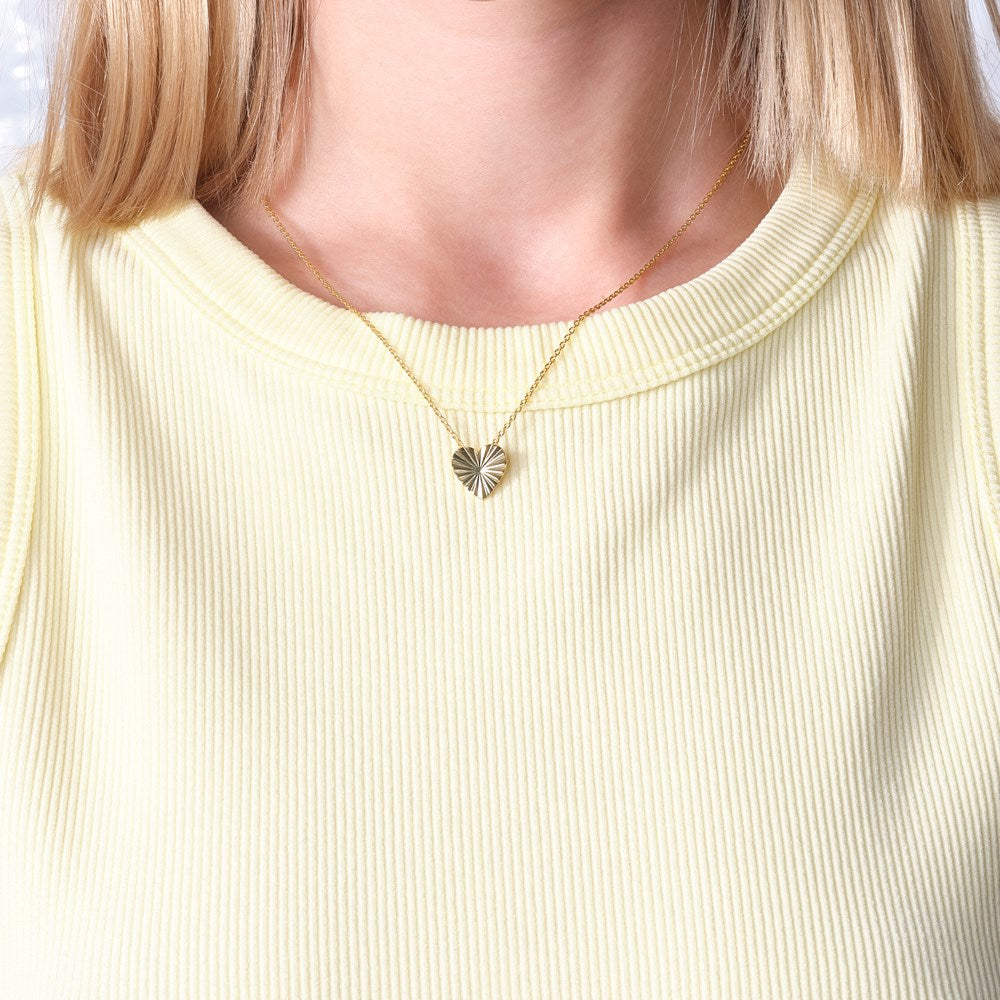 Sølv halskæde hjerte ACTOR52