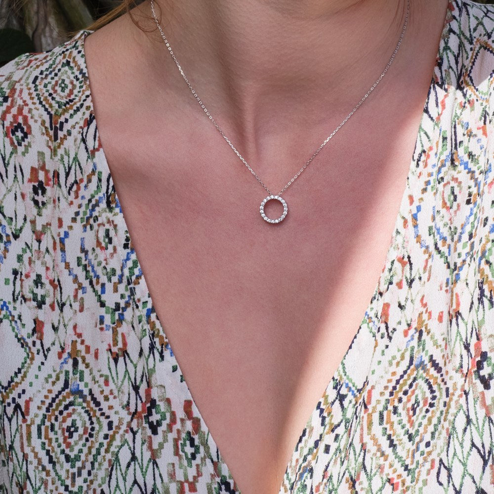 Silberkette Kreis 14mm OBINOR