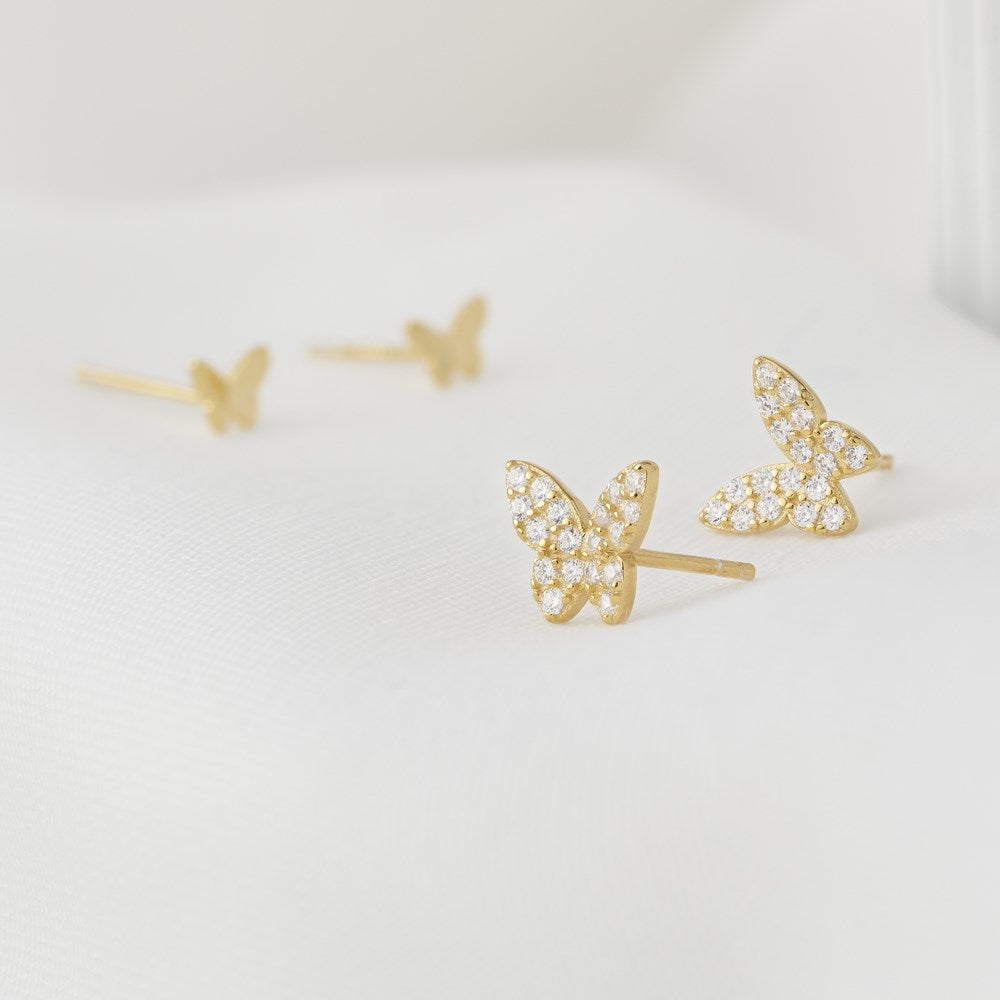 Silver stud earrings NELLIENOR 1