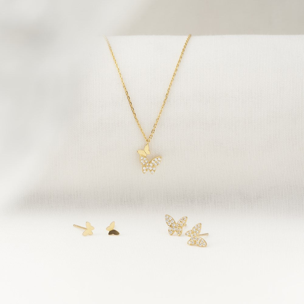 Silver stud earrings NELLIENOR 1