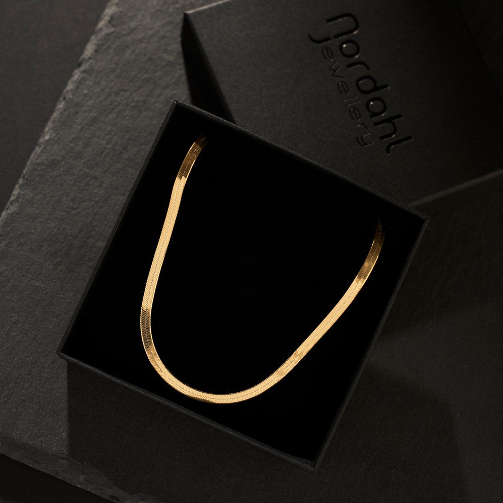 Silver necklace FLAT52