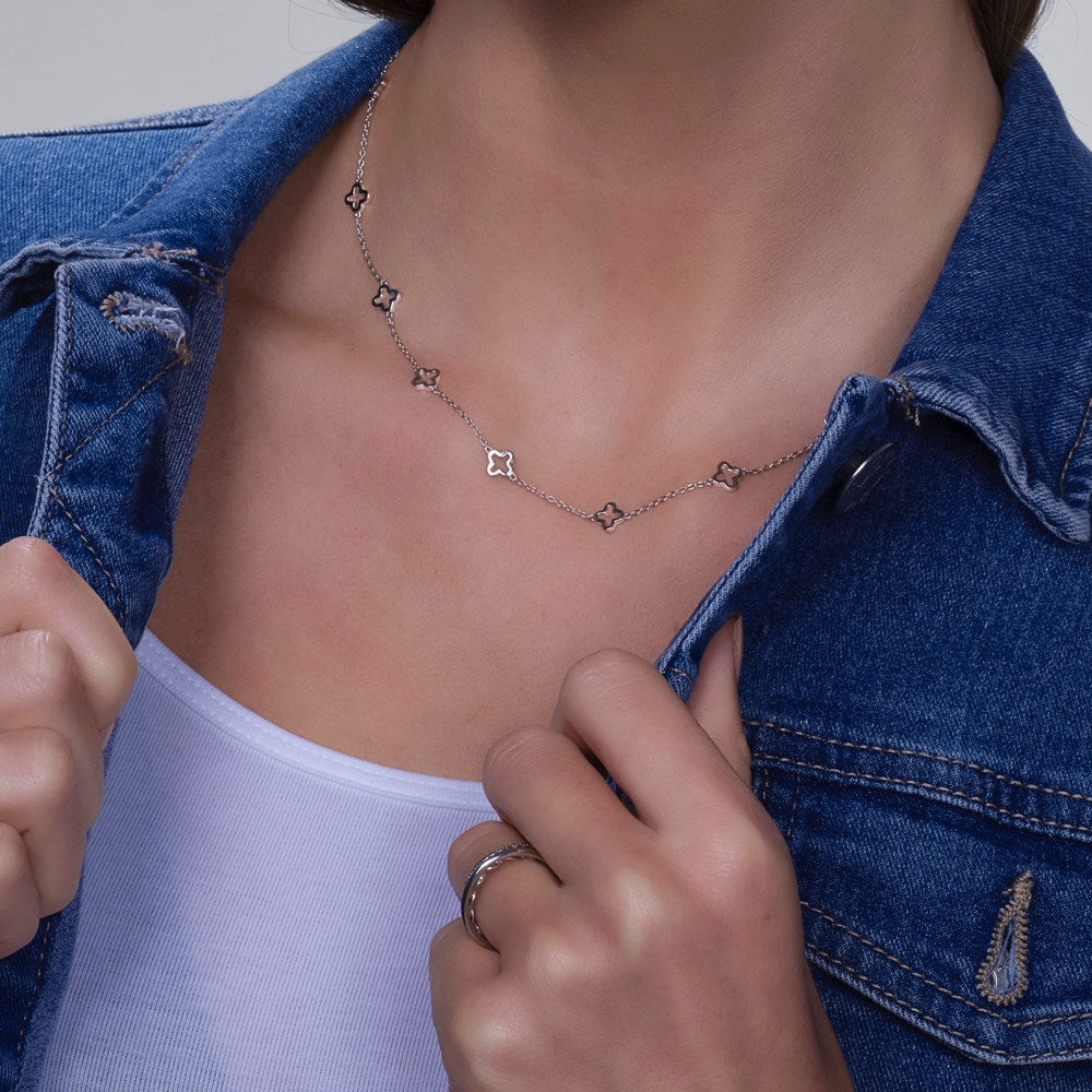 Silver necklace HARMONY52