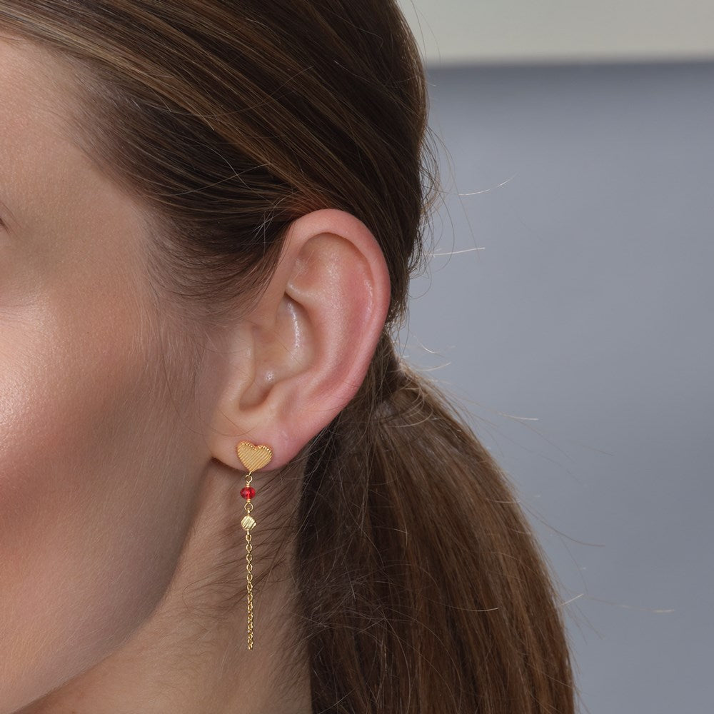 Earhanger heart BRODERIE52