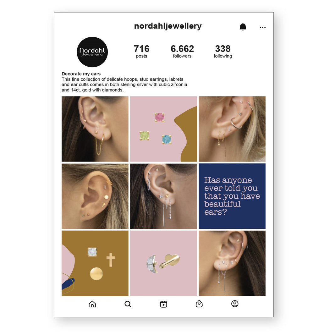 Nordahl Jewellery Poster  50*70cm, piercing