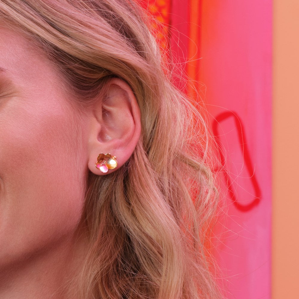 Silver ear studs BLOOM52