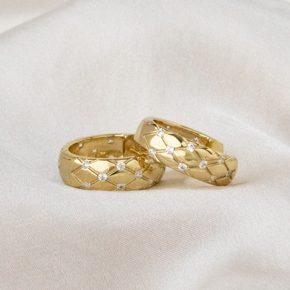 Silver creoles OLISENOR