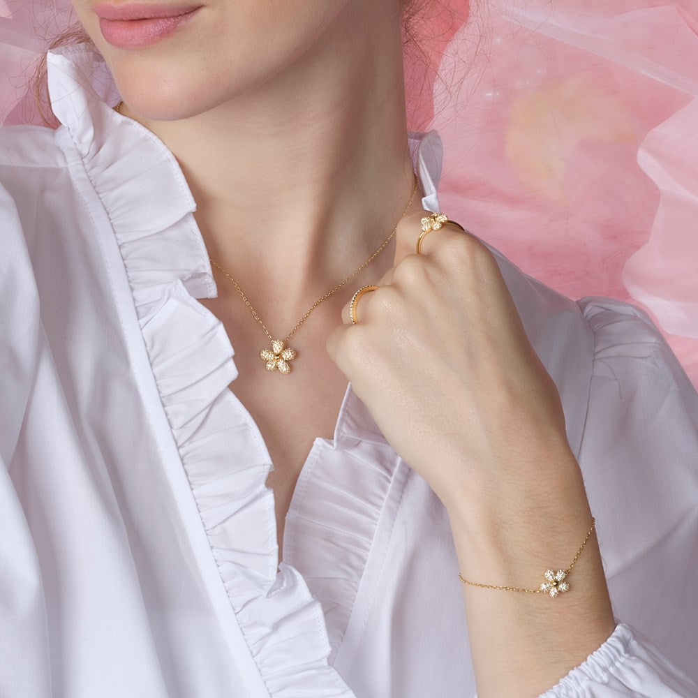 Silberarmband PHOEBENOR - Vergoldet