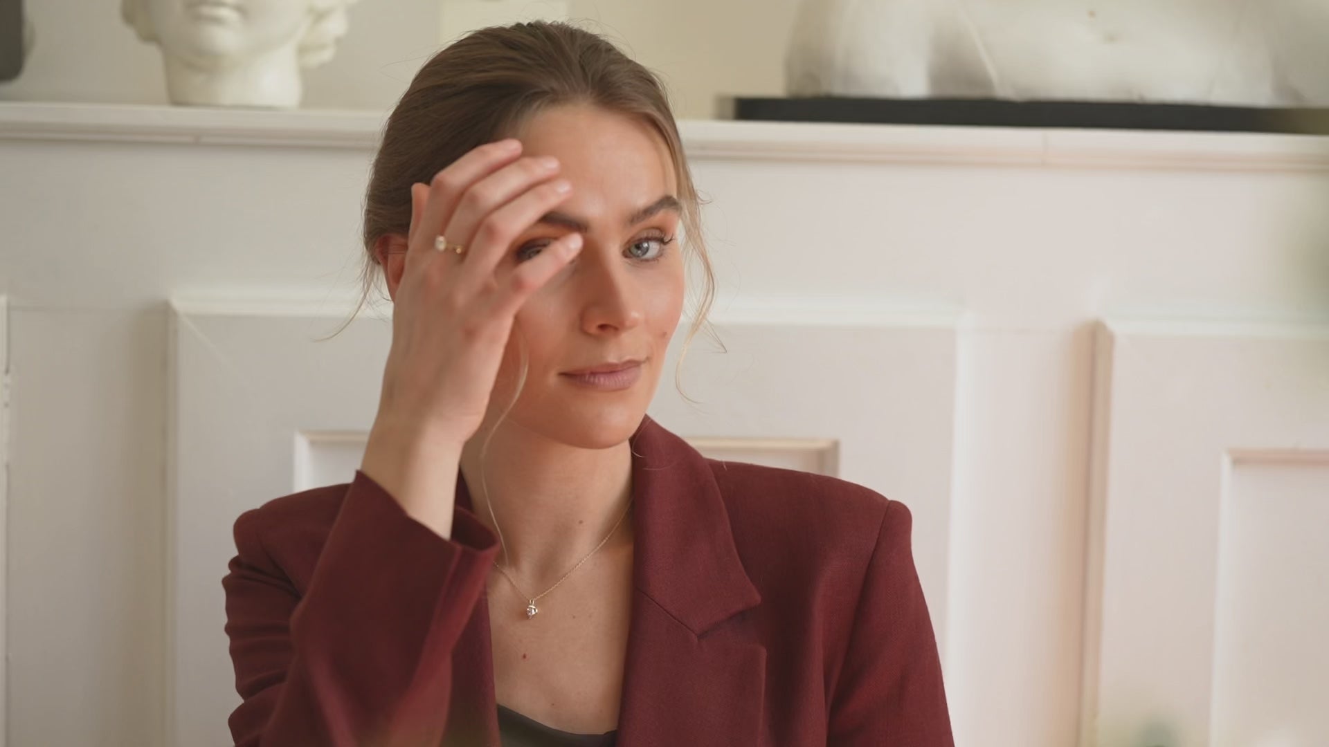 Load video: Woman with labgrown diamonds