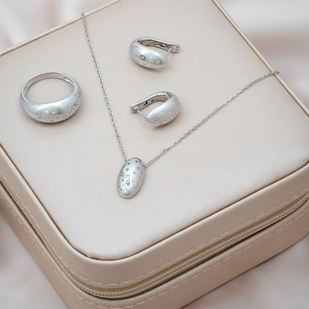 Silver necklace RHEANOR