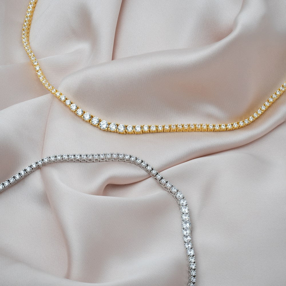 Silver necklace RIKKENOR
