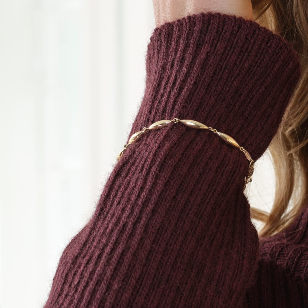 8kt. guldarmbånd  led