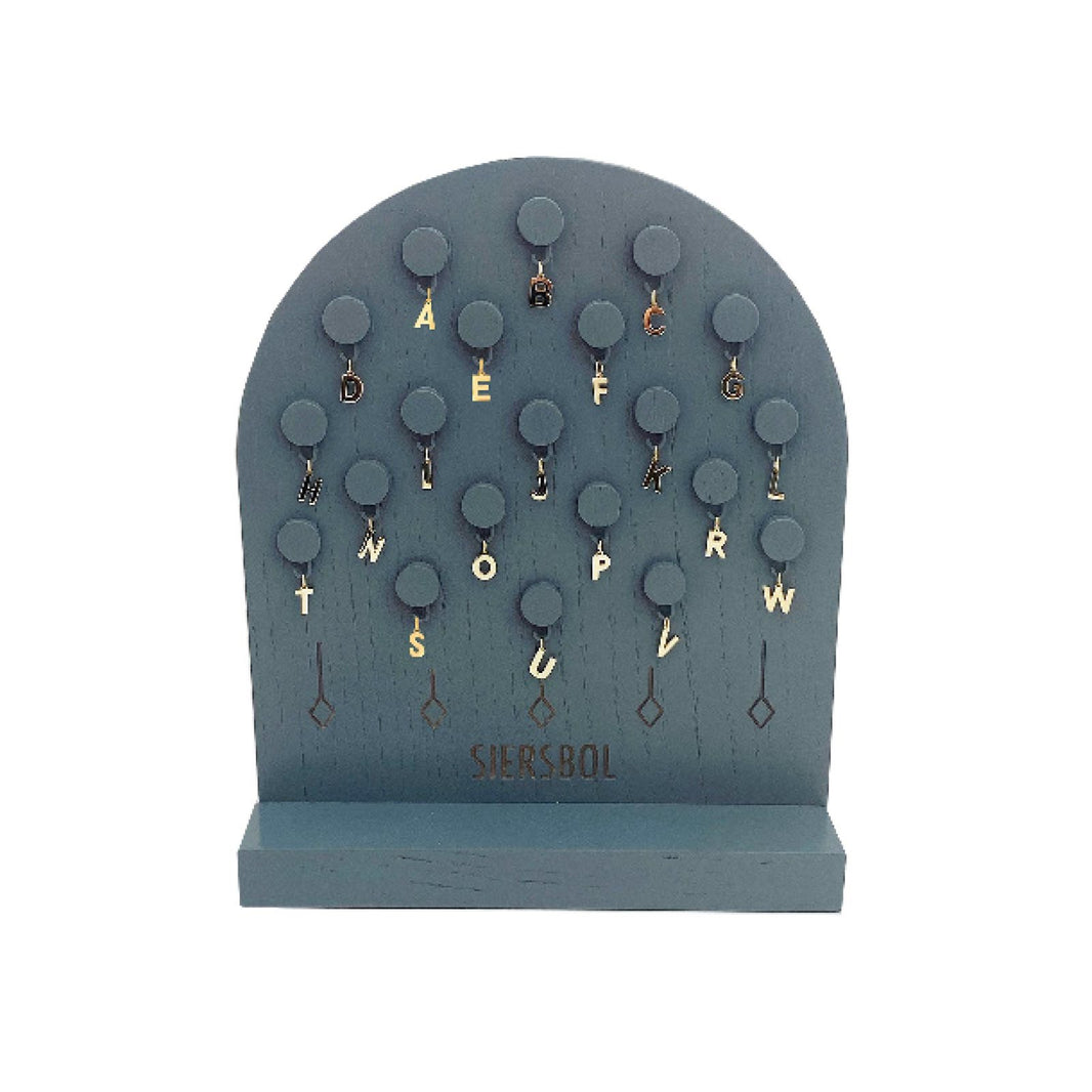 Display til Siersbøl bogstaver