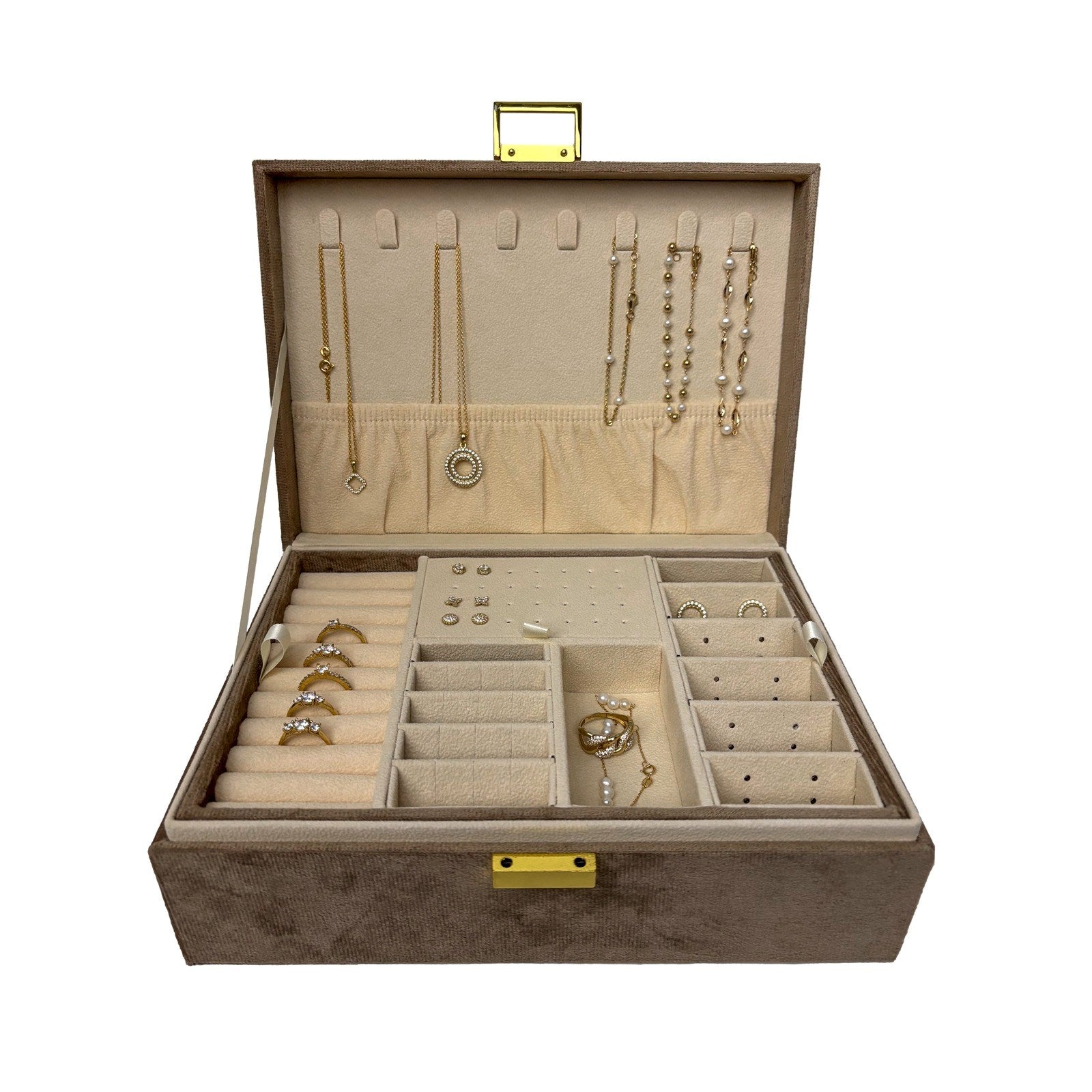 Siersbøl beige jewellery box