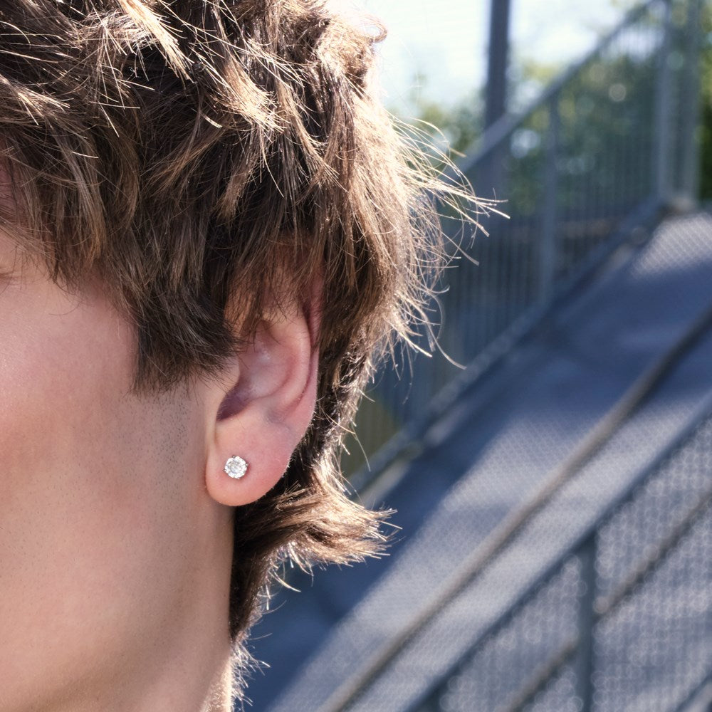 SON Stahl Ohrring 5mm 1 Stück