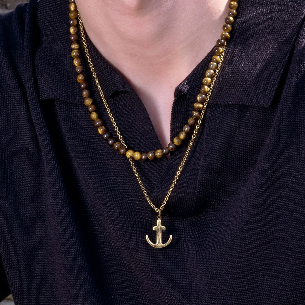 SON steel chain anchor  IP gold