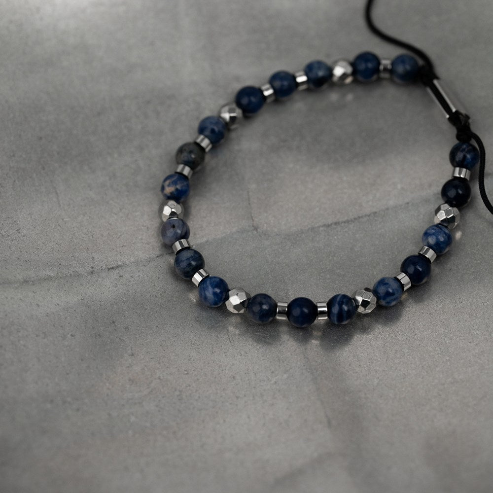 SON Armband sodalite m.Stahl