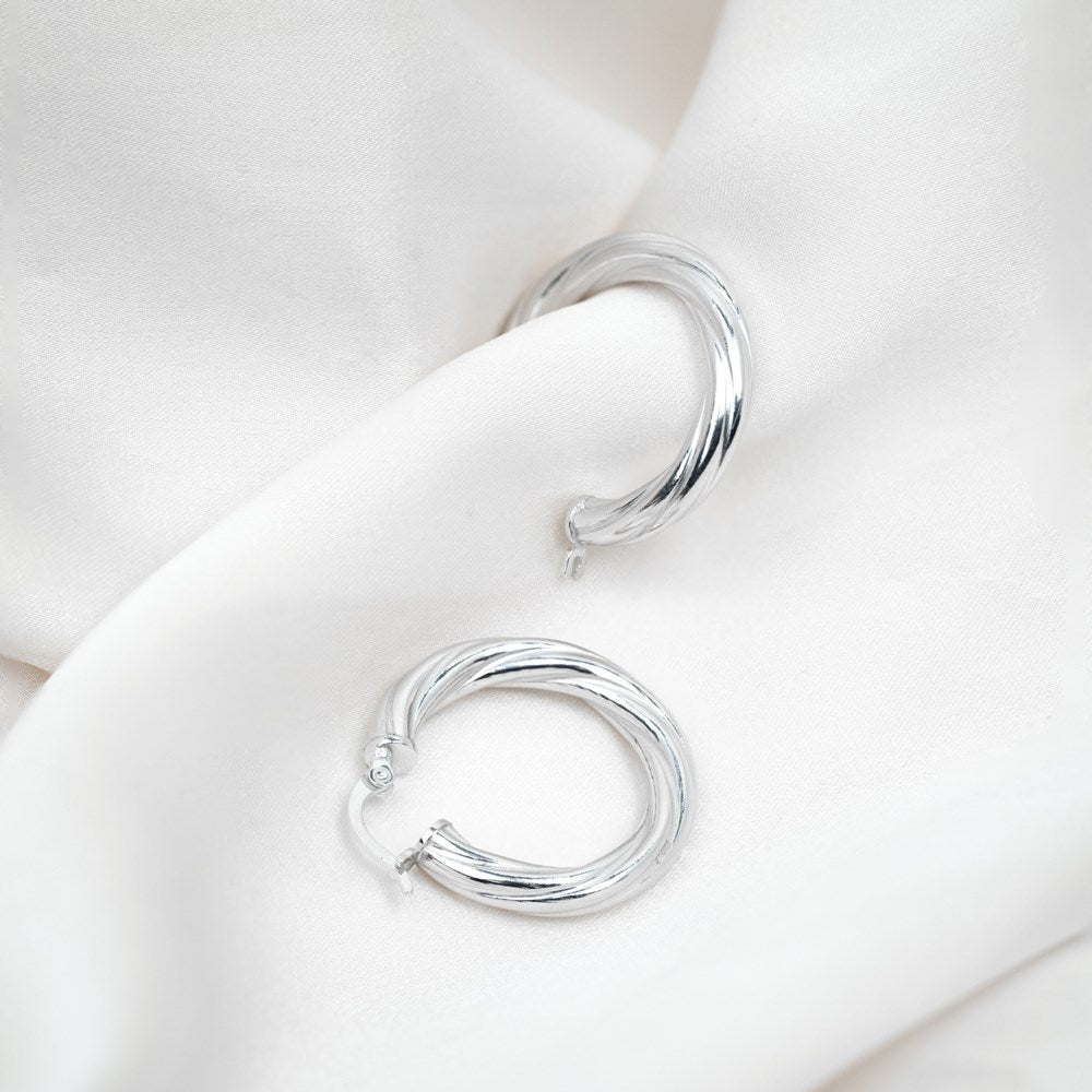 Silver creoles TORN52