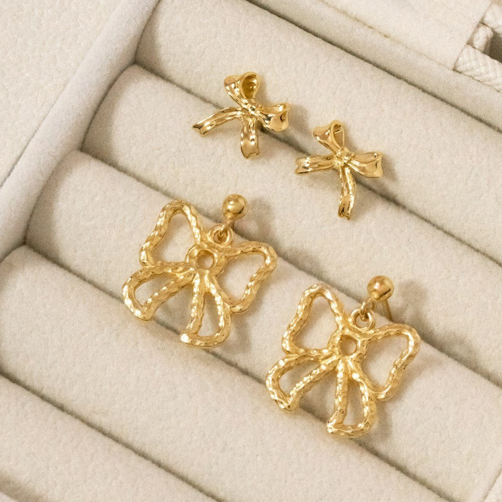 Sølv ørehængere sløjfe SUPERHERO52